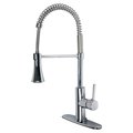 Templeton Oil Rubbed Bronze Single-Handle Kitchen Faucet with Pull-Down Spray TE2595986